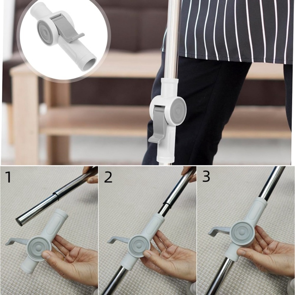 2PCS Universal Spin Mop Telesc - Fishing Rod Telescopic recension och pris