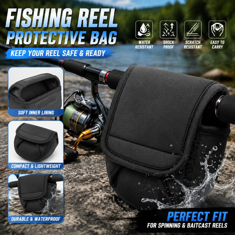 Fishing Reel Protective Cover  - Fishing Rod Case recension och pris